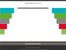 Tablet Screenshot of clinicadeojos.com.mx